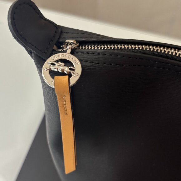 Longchamp Le Pliage City Large Coated Canvas Tote Bag, Black, 100% Authentic - Picture 15 of 15